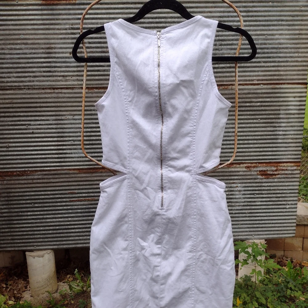 White dress by Bluesteel Original Denim size P - Picture 2 of 6